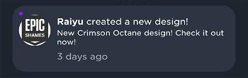 Preview for "New design" notification bug